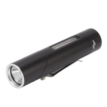 Mini Flashlight 90 Degree Tiltable Head LED Flashlight Magnetic Rechargeable LED Torch V1294-YM0512-3119220164411