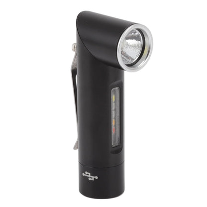 Mini Flashlight 90 Degree Tiltable Head LED Flashlight Magnetic Rechargeable LED Torch V1294-YM0512-3119220164411