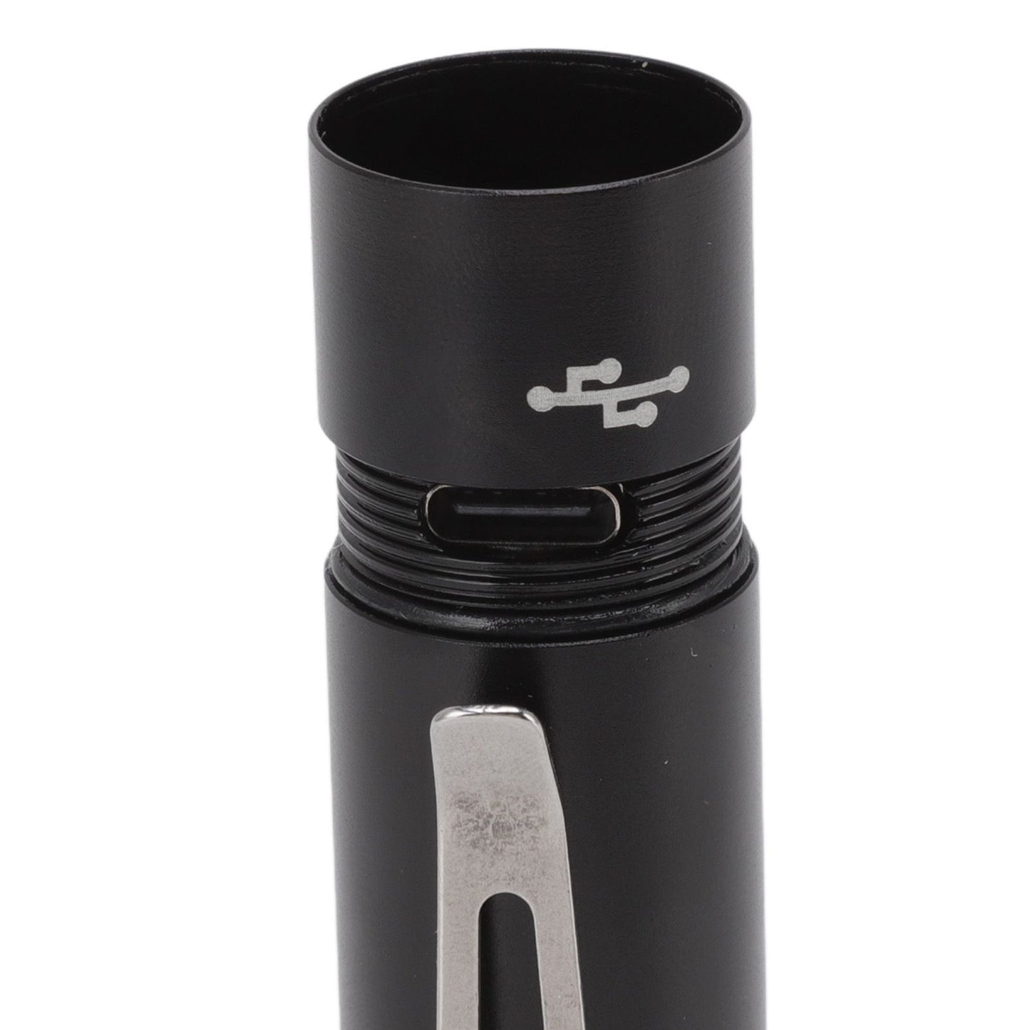 Mini Flashlight 90 Degree Tiltable Head LED Flashlight Magnetic Rechargeable LED Torch V1294-YM0512-3119220164411