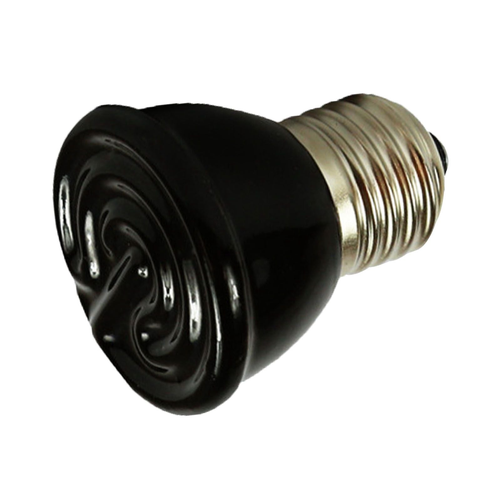 100W Ceramic Heating Lamp Non Luminous Pet Heating Light for Reptile Home 220V Black V1294-YM0512-3119220164811