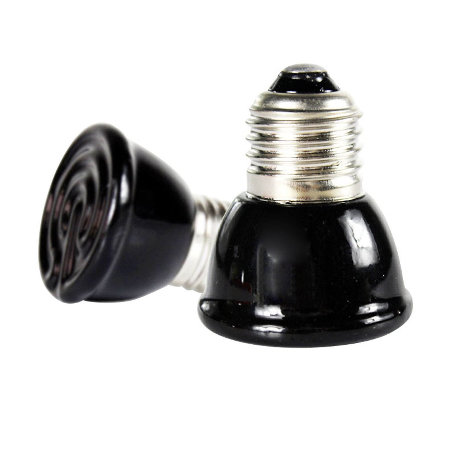 100W Ceramic Heating Lamp Non Luminous Pet Heating Light for Reptile Home 220V Black V1294-YM0512-3119220164811