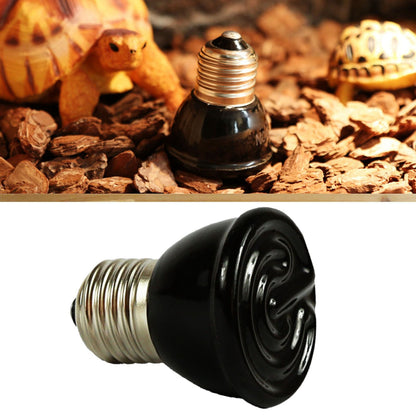 100W Ceramic Heating Lamp Non Luminous Pet Heating Light for Reptile Home 220V Black V1294-YM0512-3119220164811
