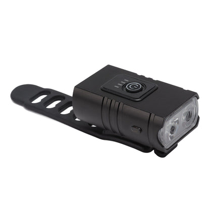 LED Cycling Light Kit Bike Front and Tail Lamps with Battery USB Charging Outdoor Riding Lamp Set V1294-YM0512-3119220165111