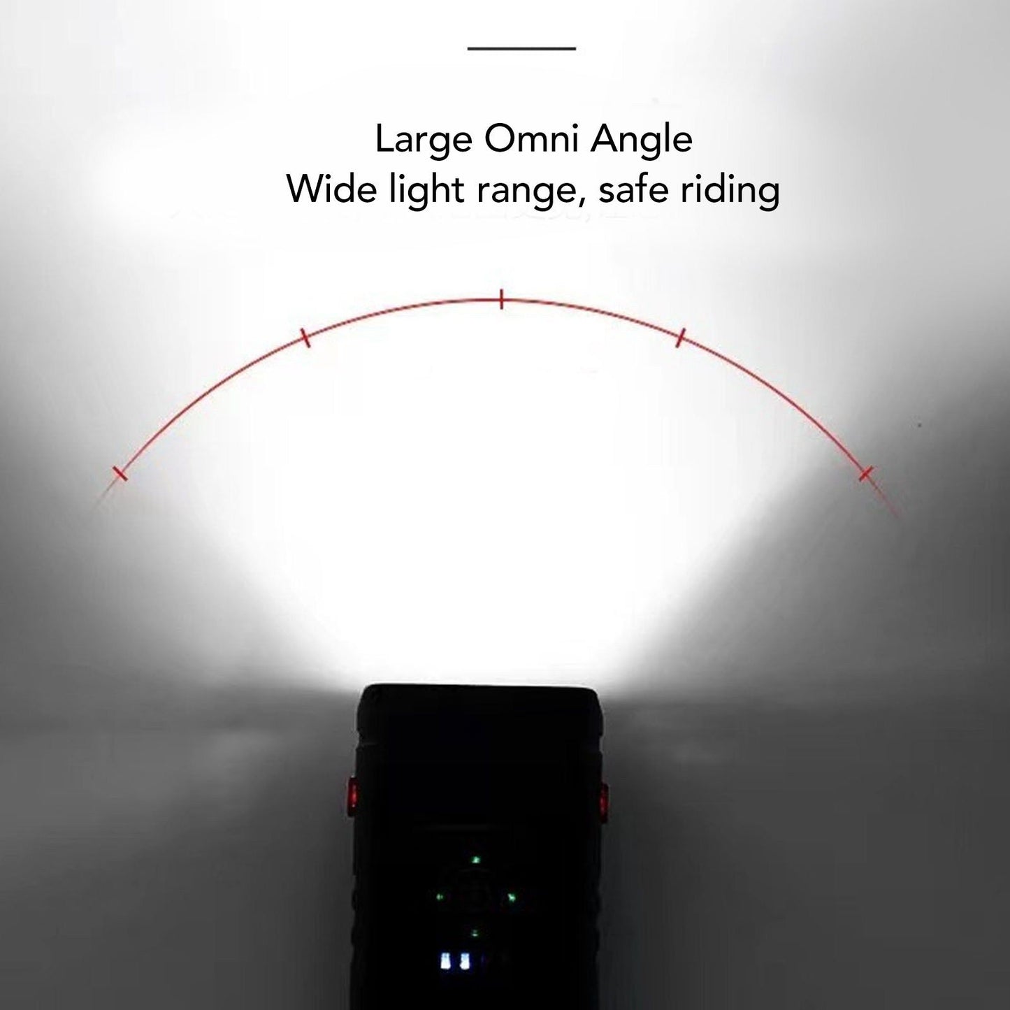 LED Cycling Light Kit Bike Front and Tail Lamps with Battery USB Charging Outdoor Riding Lamp Set V1294-YM0512-3119220165111