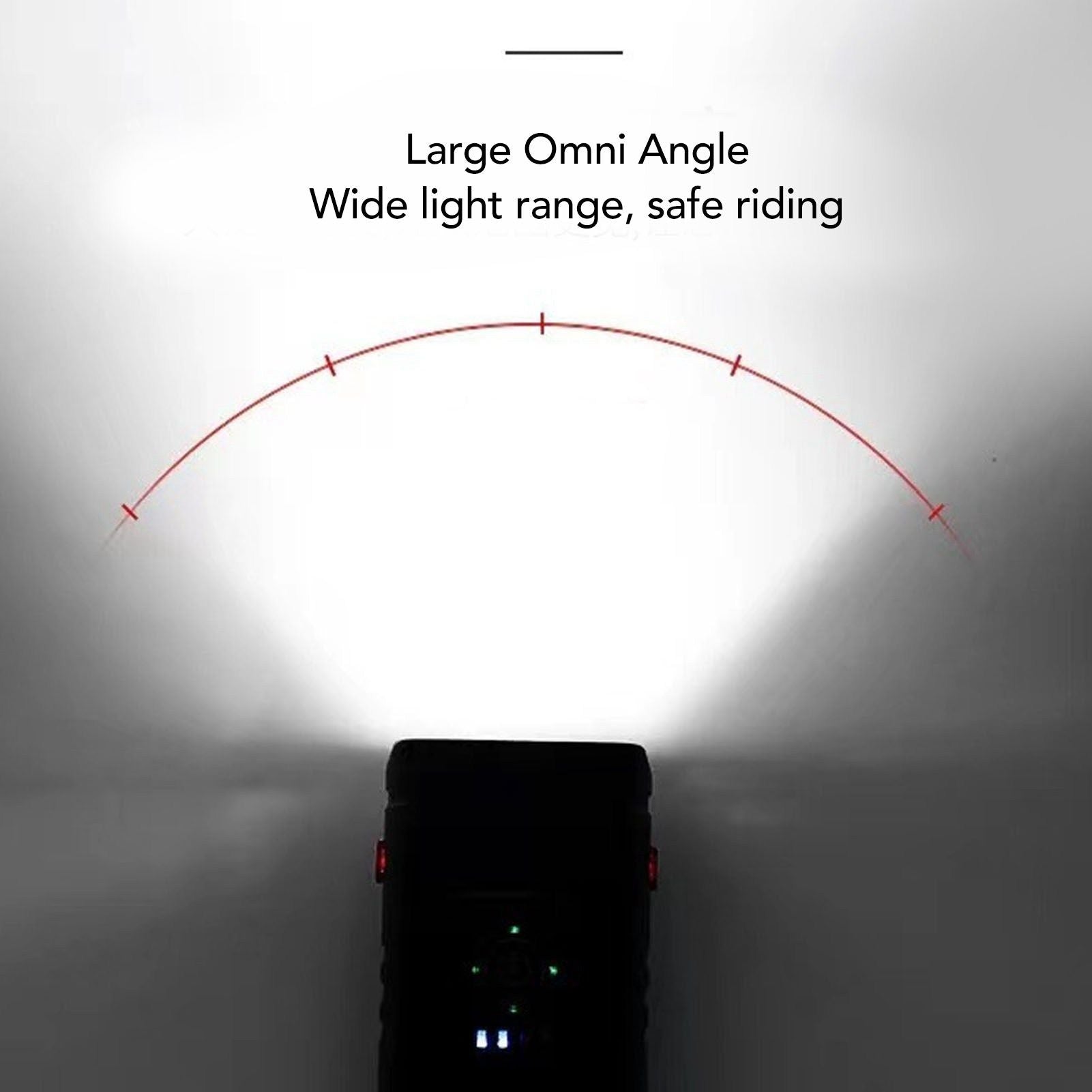 LED Cycling Light Kit Bike Front and Tail Lamps with Battery USB Charging Outdoor Riding Lamp Set V1294-YM0512-3119220165111