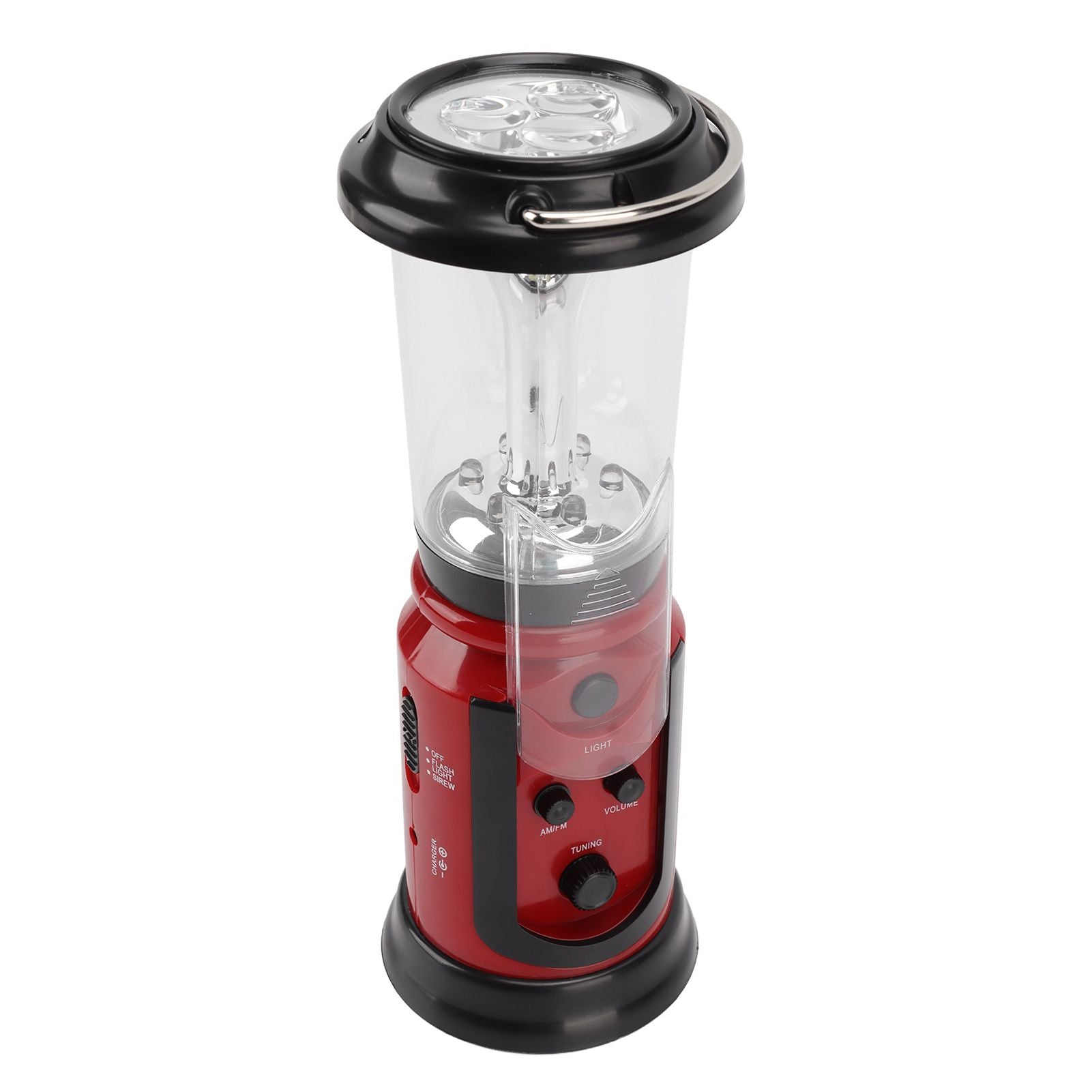 Radio Lantern Hand Crank USB Rechargeable Multi Functional AM FM Emergency Radio LED Flashlight for Camping V1294-YM0512-3119220165611