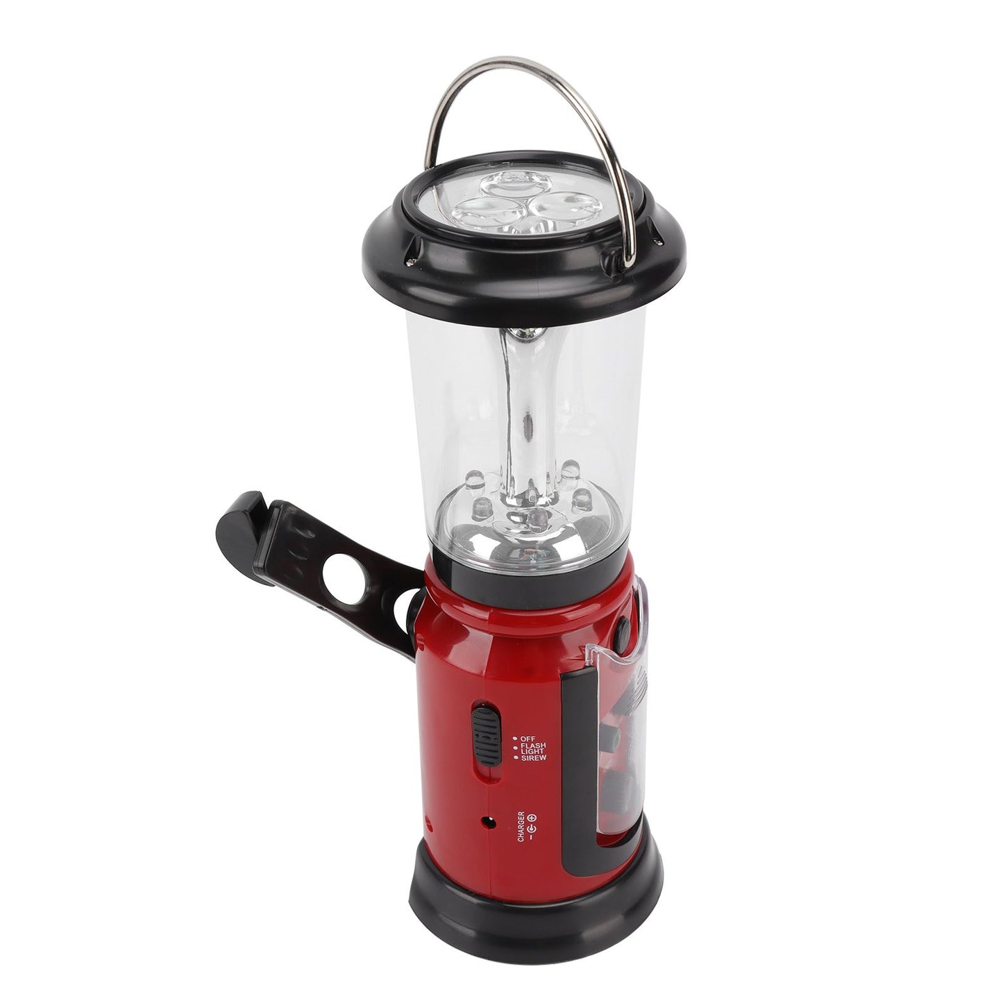 Radio Lantern Hand Crank USB Rechargeable Multi Functional AM FM Emergency Radio LED Flashlight for Camping V1294-YM0512-3119220165611