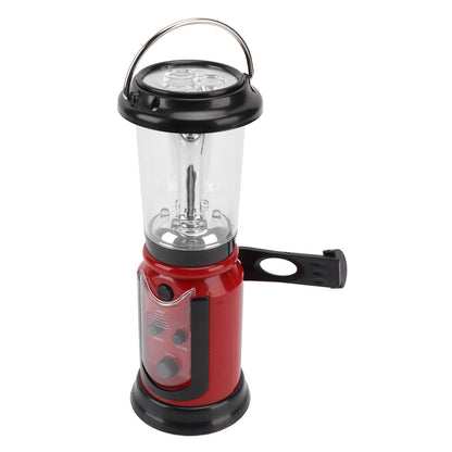 Radio Lantern Hand Crank USB Rechargeable Multi Functional AM FM Emergency Radio LED Flashlight for Camping V1294-YM0512-3119220165611