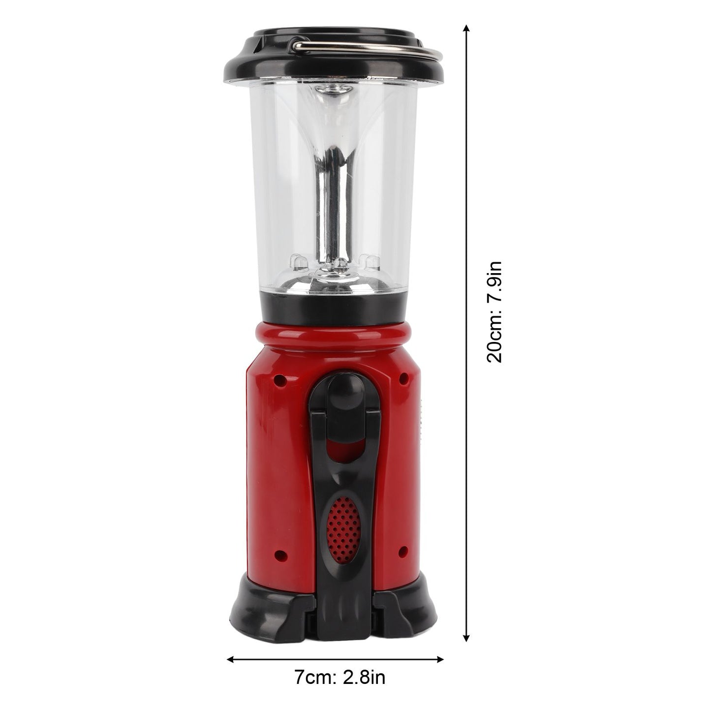 Radio Lantern Hand Crank USB Rechargeable Multi Functional AM FM Emergency Radio LED Flashlight for Camping V1294-YM0512-3119220165611