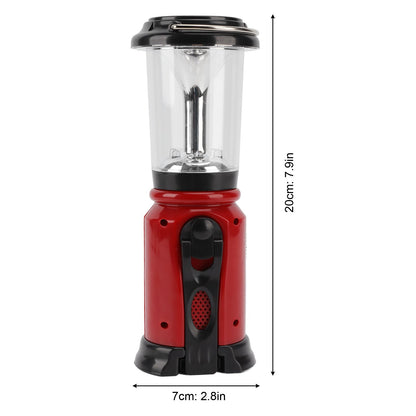 Radio Lantern Hand Crank USB Rechargeable Multi Functional AM FM Emergency Radio LED Flashlight for Camping V1294-YM0512-3119220165611
