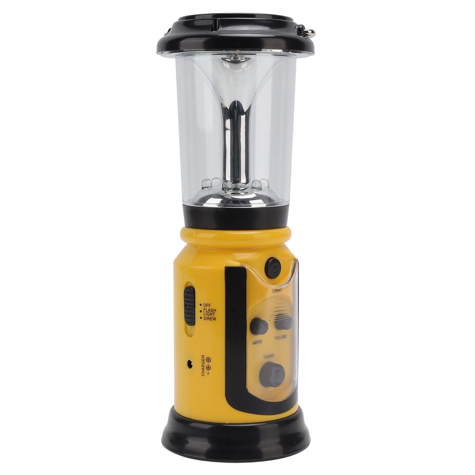 Radio Lantern Hand Crank USB Rechargeable Multi Functional AM FM Emergency Radio LED Flashlight for Camping V1294-YM0512-3119220165612