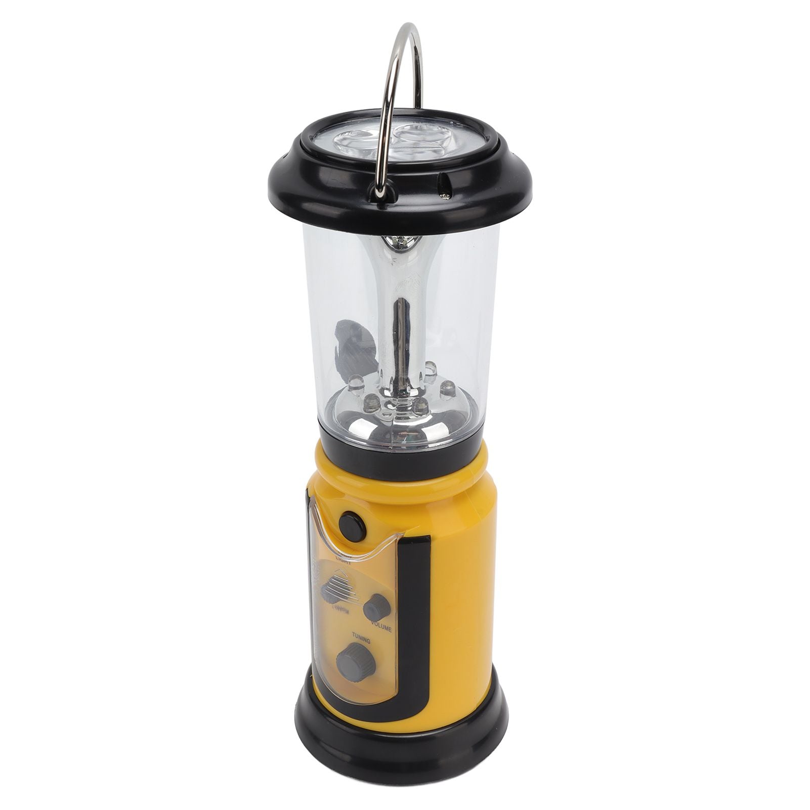 Radio Lantern Hand Crank USB Rechargeable Multi Functional AM FM Emergency Radio LED Flashlight for Camping V1294-YM0512-3119220165612