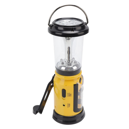 Radio Lantern Hand Crank USB Rechargeable Multi Functional AM FM Emergency Radio LED Flashlight for Camping V1294-YM0512-3119220165612