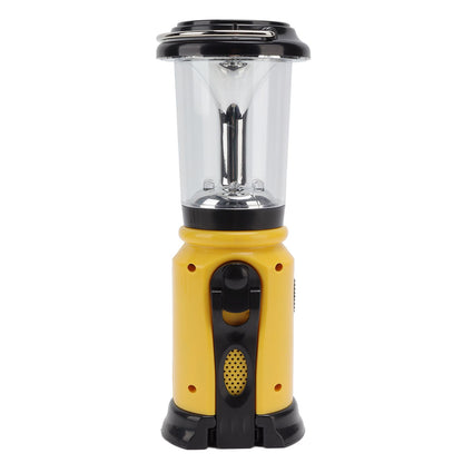 Radio Lantern Hand Crank USB Rechargeable Multi Functional AM FM Emergency Radio LED Flashlight for Camping V1294-YM0512-3119220165612