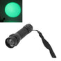 Green Light LED Flashlight Zoomable Portable Single Mode Green Hunting Light Flashlight for Observation V1294-YM0512-3119220166211