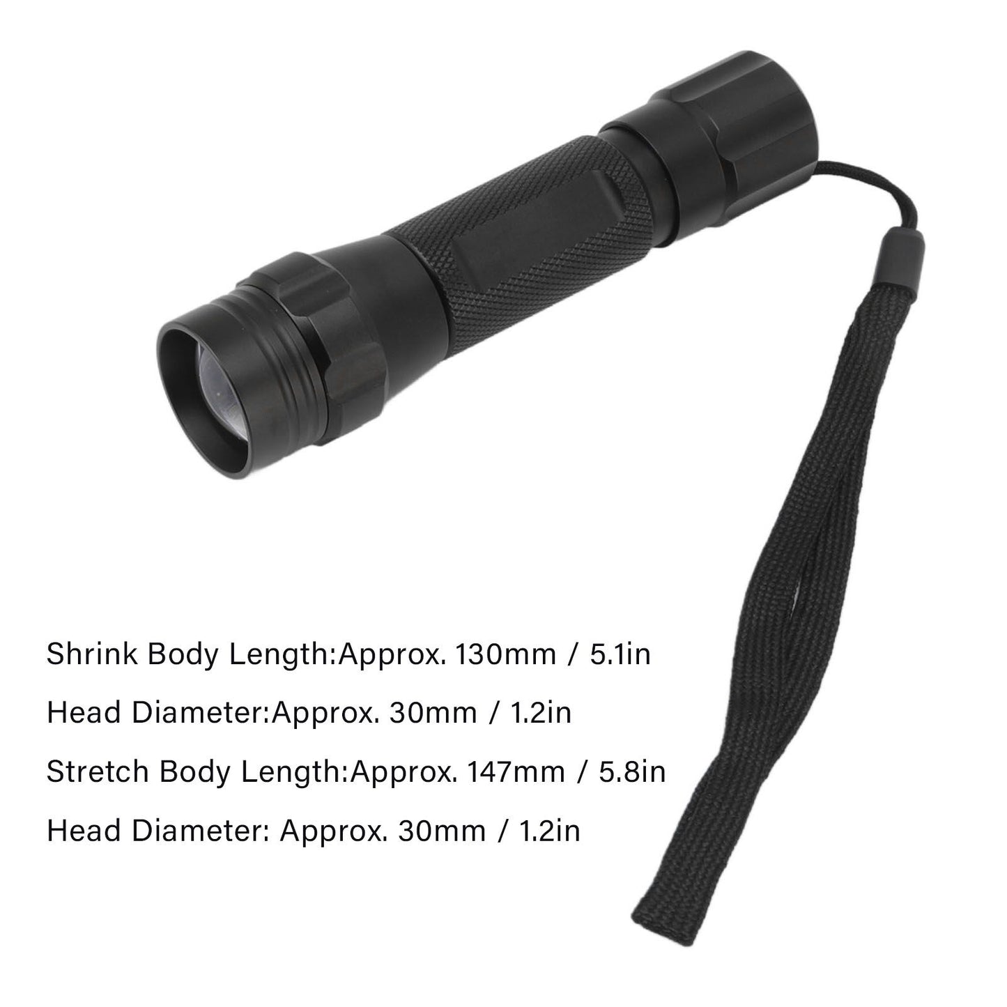 940nm IR Flashlight Night Vision Adjustment Focus Portable Flashlight for Hunting Outdoor Adventure Camping V1294-YM0512-3119220166511