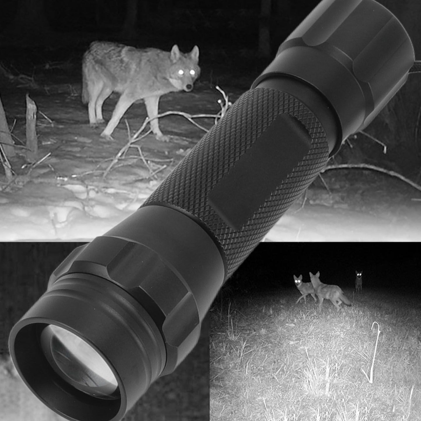 940nm IR Flashlight Night Vision Adjustment Focus Portable Flashlight for Hunting Outdoor Adventure Camping V1294-YM0512-3119220166511
