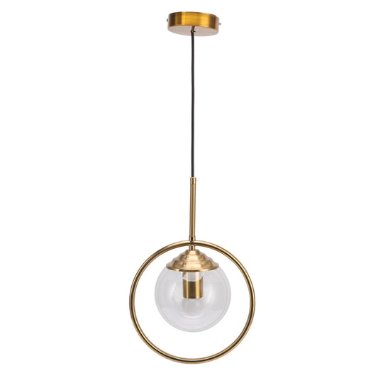 Ceiling Pendant Lamp E27/E26 Calibre Glass Iron Minimalist Style Hanging Pendant Light for Kitchens AC 85 to V1294-YM0512-3119220167111