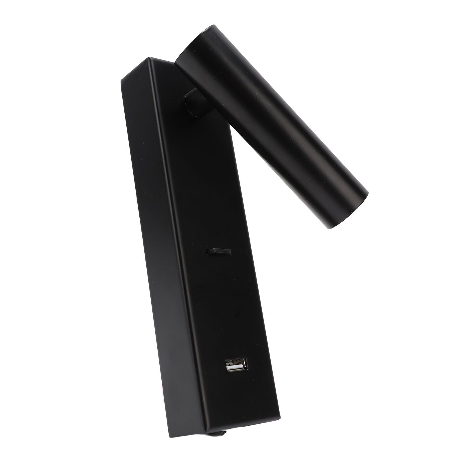 LED Wall Reading Light Simple Stylish Wall Mounted Light with Switch USB Port for Indoor Bedroom 100-240V V1294-YM0512-3119220167511