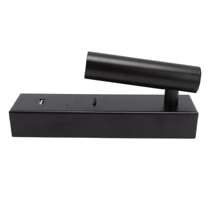 LED Wall Reading Light Simple Stylish Wall Mounted Light with Switch USB Port for Indoor Bedroom 100-240V V1294-YM0512-3119220167511