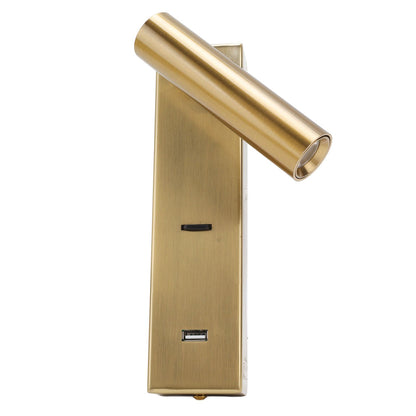 LED Wall Mounted Reading Light Simple Rechargeable Adjustable Angle Bedroom Wall Lamp for Hotel Bedroom V1294-YM0512-3119220167611