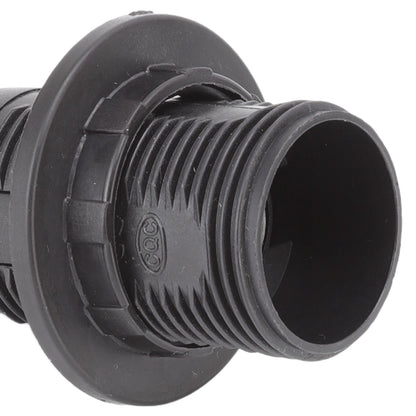 10PCS E14 Lamp Holder ABS with Sleeve High Temperature Resistant Light Socket Base for Home Black V1294-YM0512-3119220169011