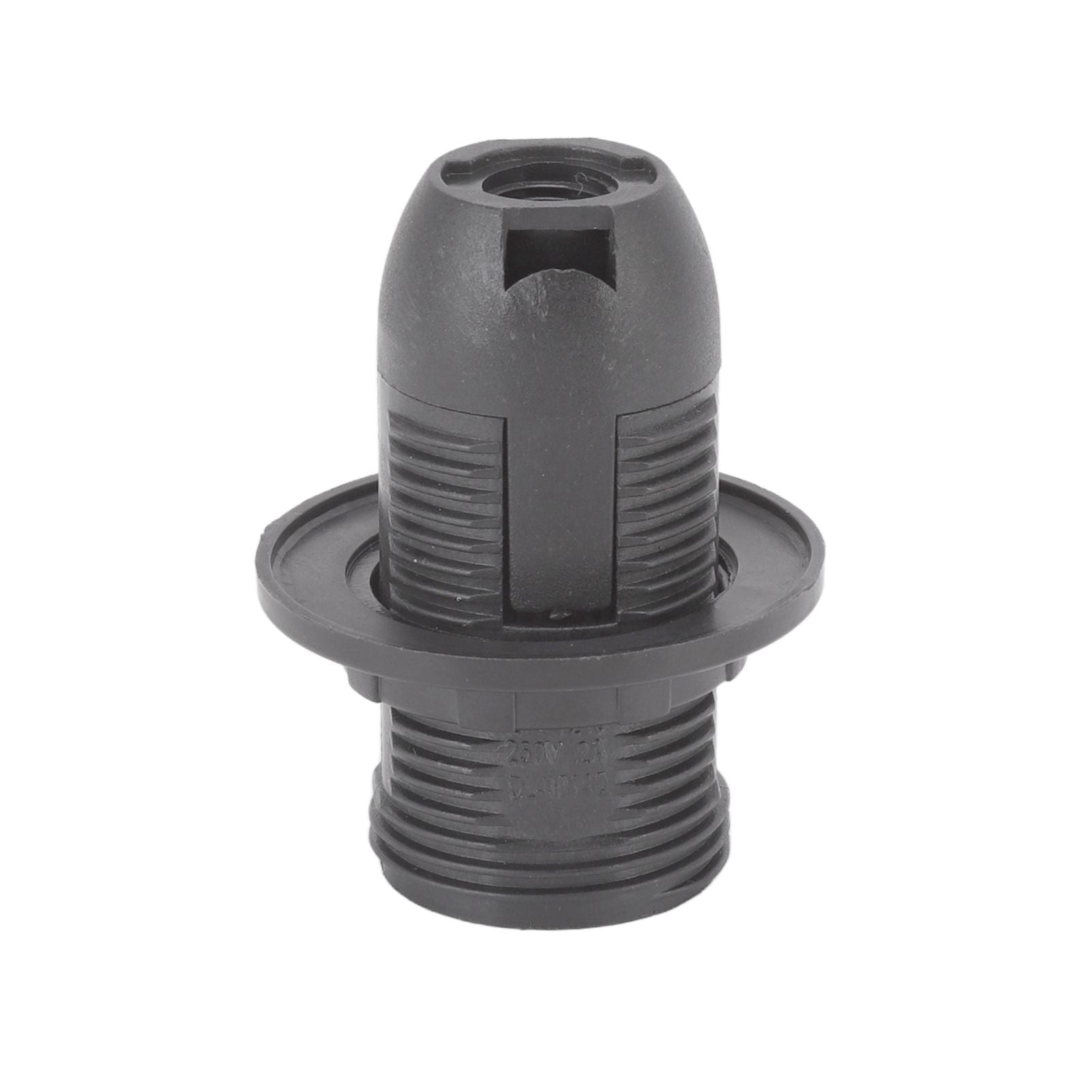 10PCS E14 Lamp Holder ABS with Sleeve High Temperature Resistant Light Socket Base for Home Black V1294-YM0512-3119220169011