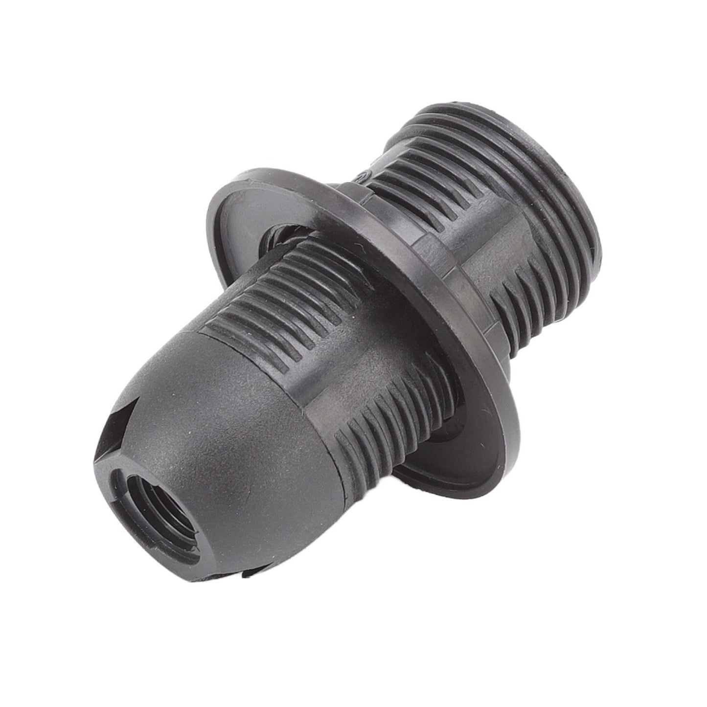 10PCS E14 Lamp Holder ABS with Sleeve High Temperature Resistant Light Socket Base for Home Black V1294-YM0512-3119220169011