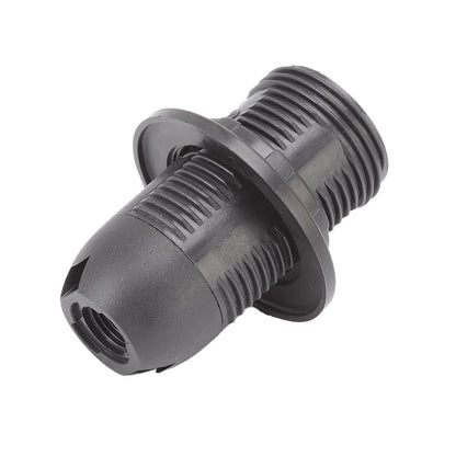 10PCS E14 Lamp Holder ABS with Sleeve High Temperature Resistant Light Socket Base for Home Black V1294-YM0512-3119220169011