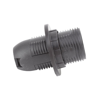 10PCS E14 Lamp Holder ABS with Sleeve High Temperature Resistant Light Socket Base for Home Black V1294-YM0512-3119220169011