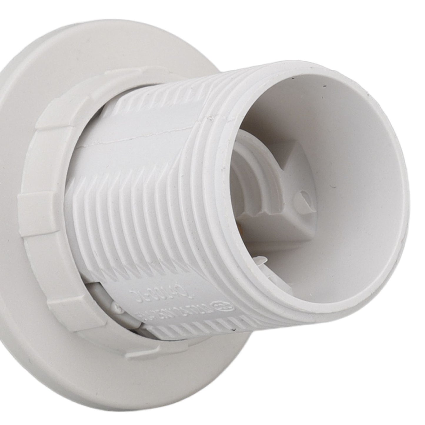 10PCS E14 Lamp Holder ABS with Sleeve High Temperature Resistant Light Socket Base for Home White V1294-YM0512-3119220169012
