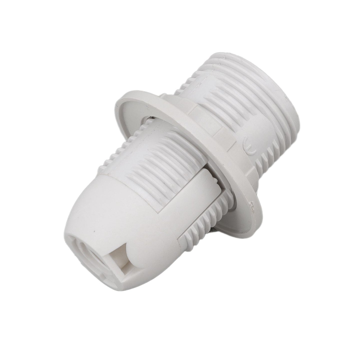10PCS E14 Lamp Holder ABS with Sleeve High Temperature Resistant Light Socket Base for Home White V1294-YM0512-3119220169012