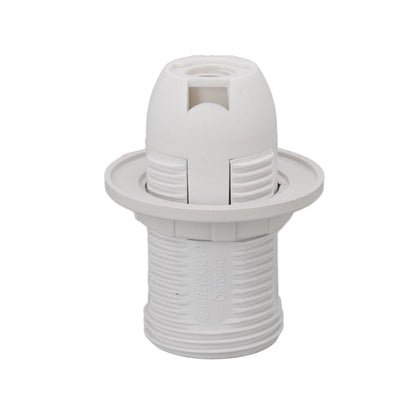 10PCS E14 Lamp Holder ABS with Sleeve High Temperature Resistant Light Socket Base for Home White V1294-YM0512-3119220169012