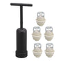 G9 Ceramic Lamp Holder Bulb Base Socket Light Holder with Zinc Alloy M10 Ring for Home Bedroom V1294-YM0512-3119220169111