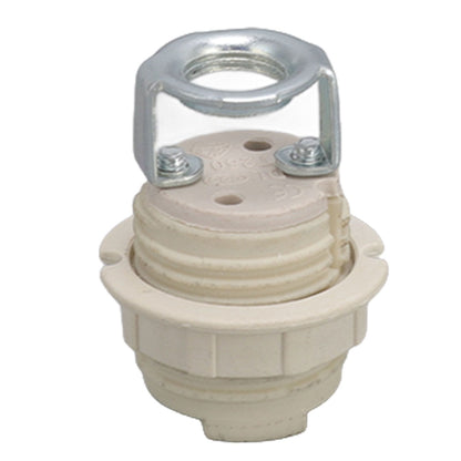 G9 Ceramic Lamp Holder Bulb Base Socket Light Holder with Zinc Alloy M10 Ring for Home Bedroom V1294-YM0512-3119220169111