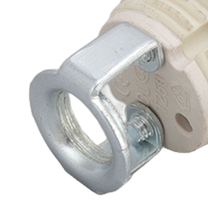 G9 Ceramic Lamp Holder Bulb Base Socket Light Holder with Zinc Alloy M10 Ring for Home Bedroom V1294-YM0512-3119220169111