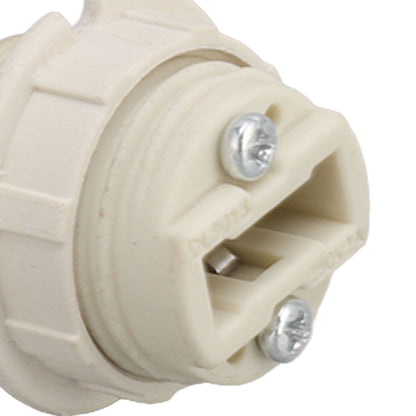 G9 Ceramic Lamp Holder Bulb Base Socket Light Holder with Zinc Alloy M10 Ring for Home Bedroom V1294-YM0512-3119220169111