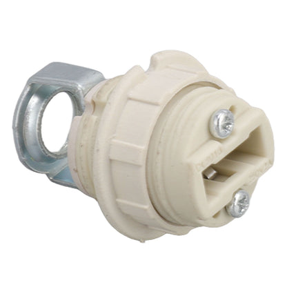 G9 Ceramic Lamp Holder Bulb Base Socket Light Holder with Zinc Alloy M10 Ring for Home Bedroom V1294-YM0512-3119220169111