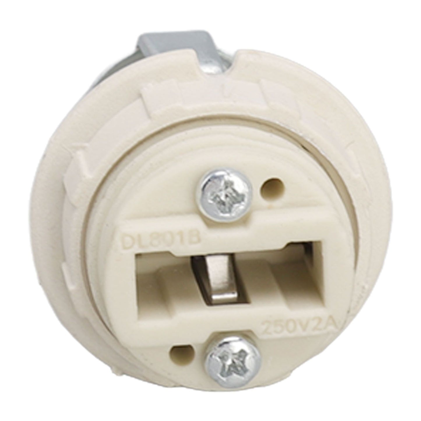 G9 Ceramic Lamp Holder Bulb Base Socket Light Holder with Zinc Alloy M10 Ring for Home Bedroom V1294-YM0512-3119220169111