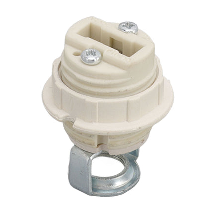 G9 Ceramic Lamp Holder Bulb Base Socket Light Holder with Zinc Alloy M10 Ring for Home Bedroom V1294-YM0512-3119220169111