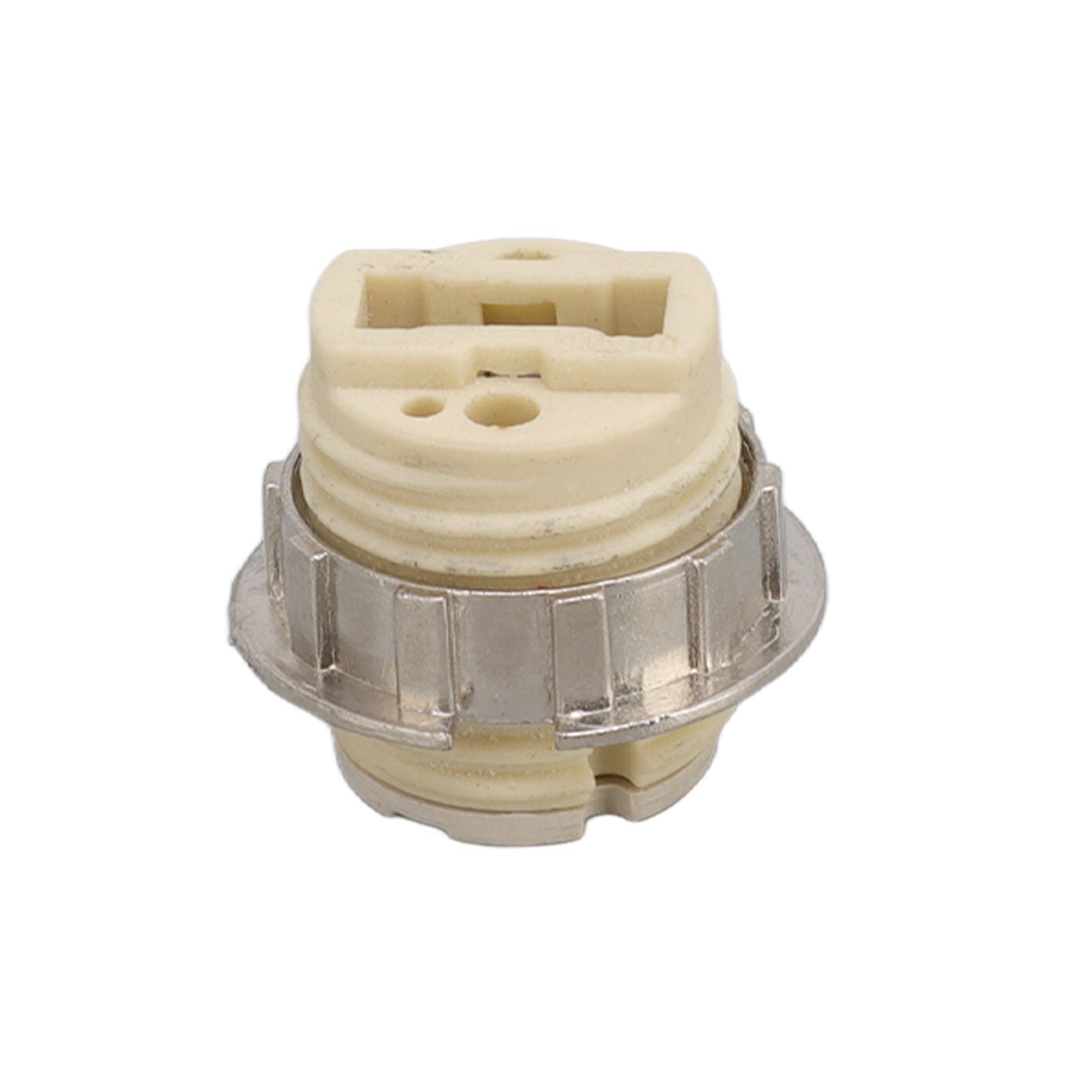 5Pcs G9 Ceramic Lamp Holder Temperature Resistance Zinc Alloy Ring Light Bulb Base Socket with Socket Ring V1294-YM0512-3119220169211