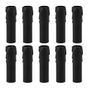 10pcs 4 Inch Candle Covers Sleeves Simulation Vintage Wax Drop Candle Socket Covers for Chandelier Black V1294-YM0512-3119220169311