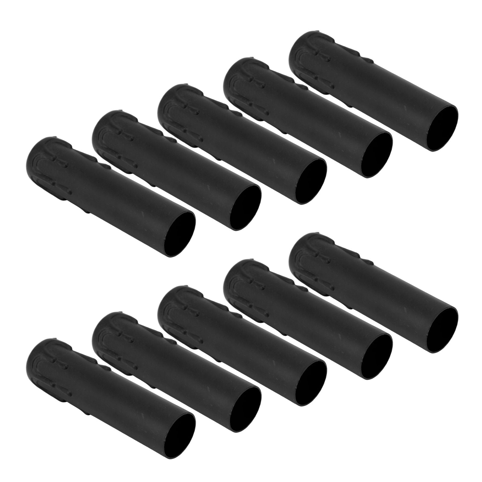 10pcs 4 Inch Candle Covers Sleeves Simulation Vintage Wax Drop Candle Socket Covers for Chandelier Black V1294-YM0512-3119220169311