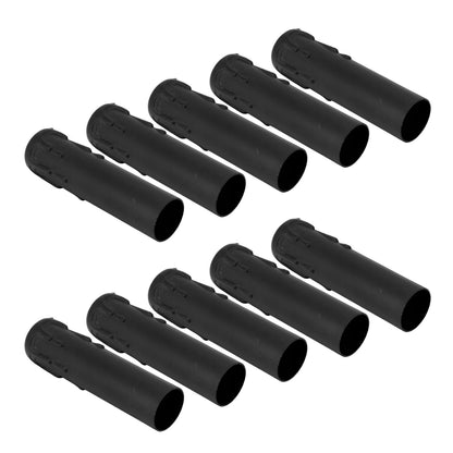 10pcs 4 Inch Candle Covers Sleeves Simulation Vintage Wax Drop Candle Socket Covers for Chandelier Black V1294-YM0512-3119220169311
