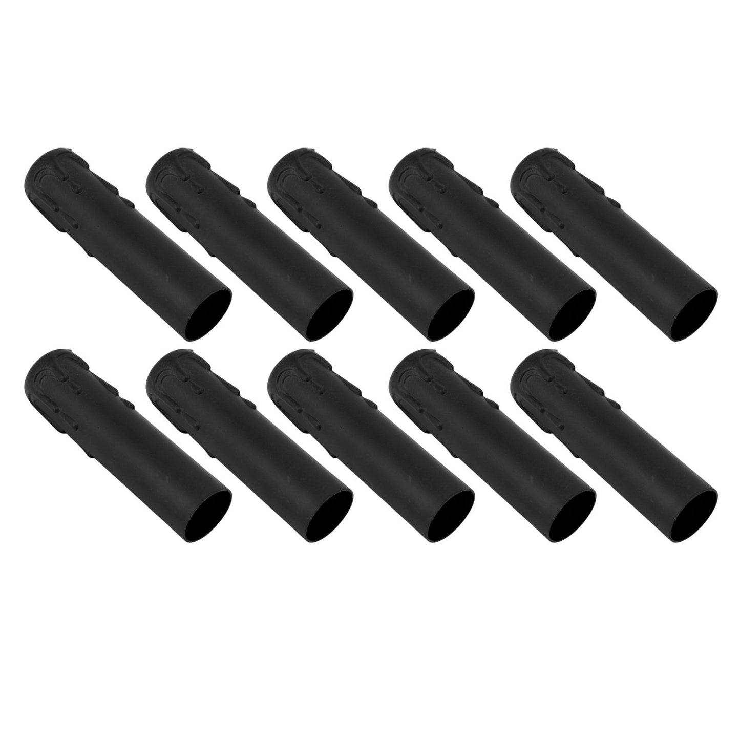 10pcs 4 Inch Candle Covers Sleeves Simulation Vintage Wax Drop Candle Socket Covers for Chandelier Black V1294-YM0512-3119220169311