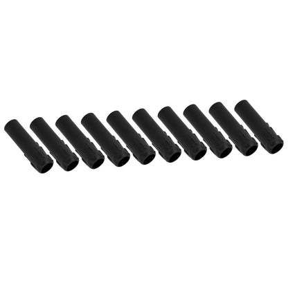 10pcs 4 Inch Candle Covers Sleeves Simulation Vintage Wax Drop Candle Socket Covers for Chandelier Black V1294-YM0512-3119220169311