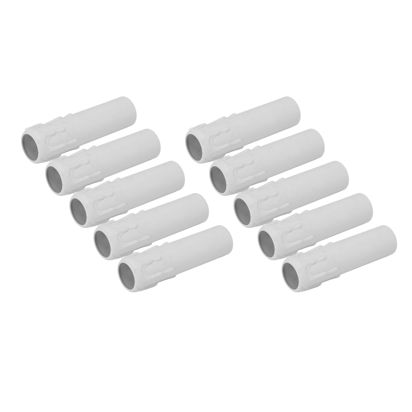 10pcs 4 Inch Candle Covers Sleeves Simulation Vintage Wax Drop Candle Socket Covers for Chandelier White V1294-YM0512-3119220169312