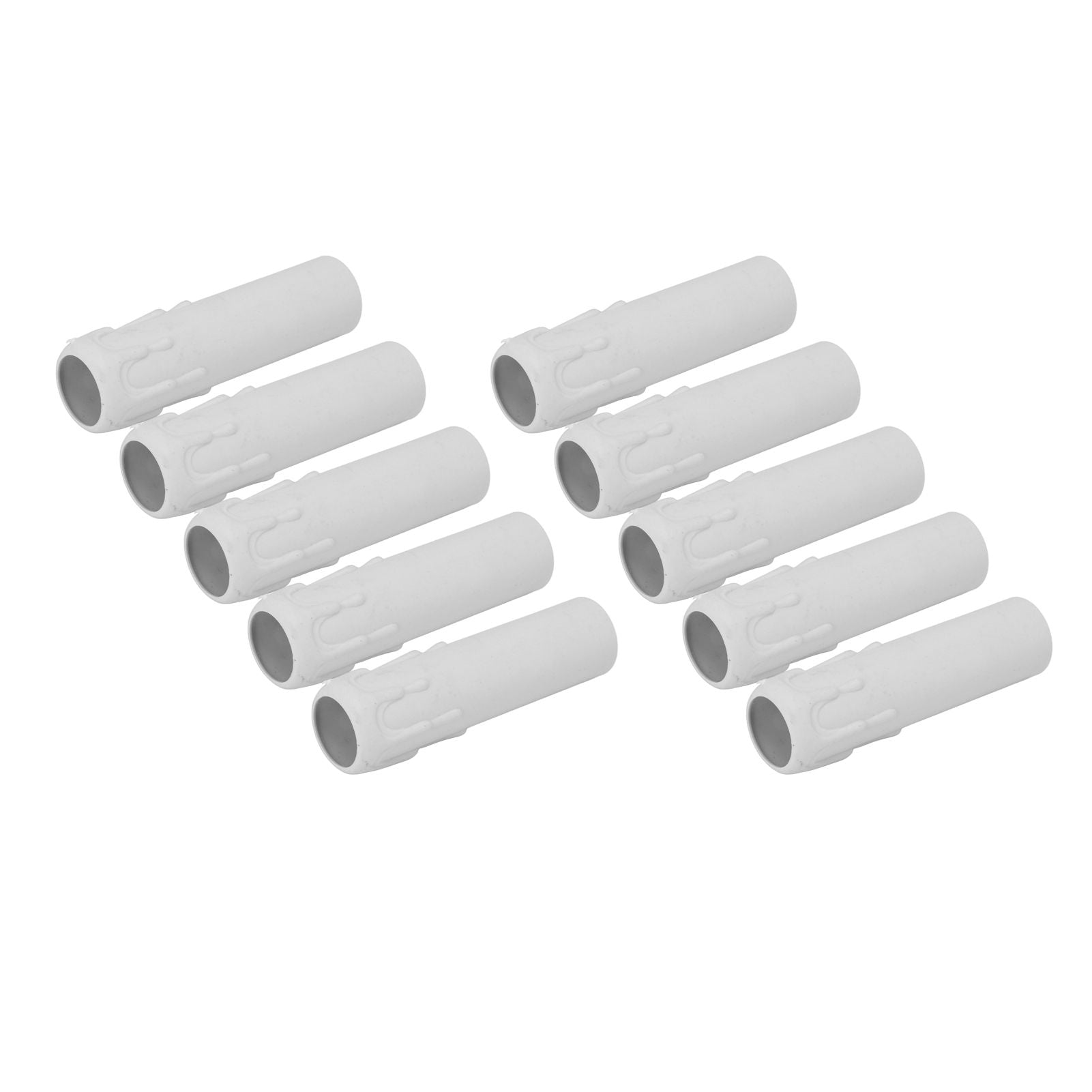 10pcs 4 Inch Candle Covers Sleeves Simulation Vintage Wax Drop Candle Socket Covers for Chandelier White V1294-YM0512-3119220169312