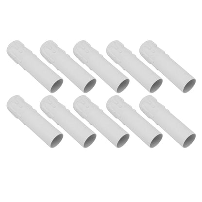 10pcs 4 Inch Candle Covers Sleeves Simulation Vintage Wax Drop Candle Socket Covers for Chandelier White V1294-YM0512-3119220169312