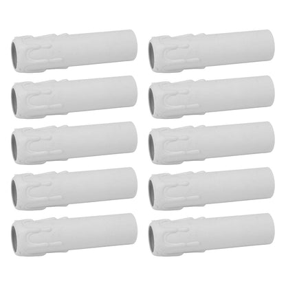 10pcs 4 Inch Candle Covers Sleeves Simulation Vintage Wax Drop Candle Socket Covers for Chandelier White V1294-YM0512-3119220169312